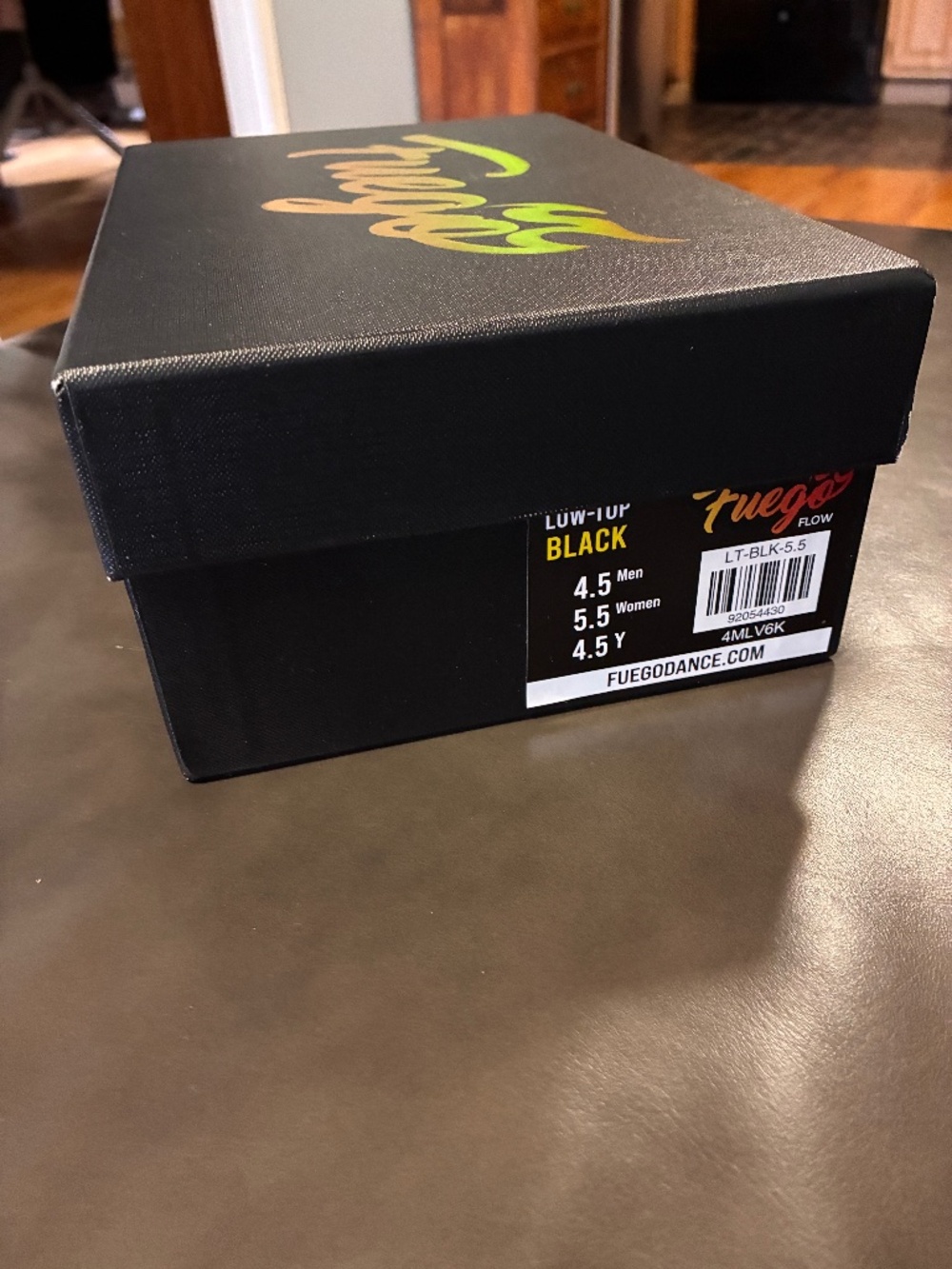 Fuego Dance Sneakers Black Leather
